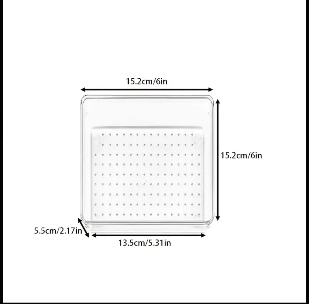 Acrylic organizers ( set of 4 )