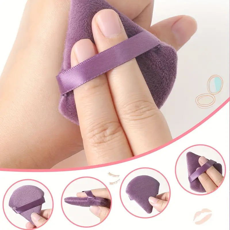 Set of 2 Flawless Finish Triangle Puff