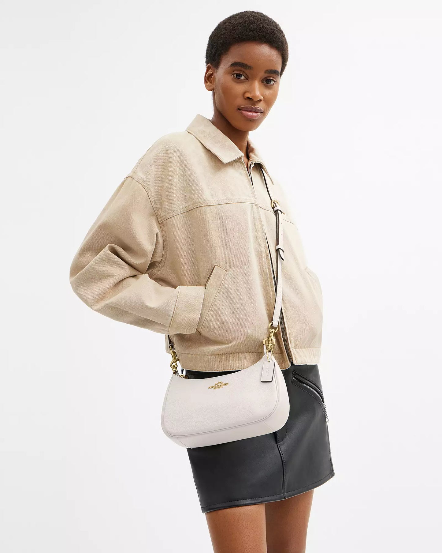 Teri Shoulder Bag In white