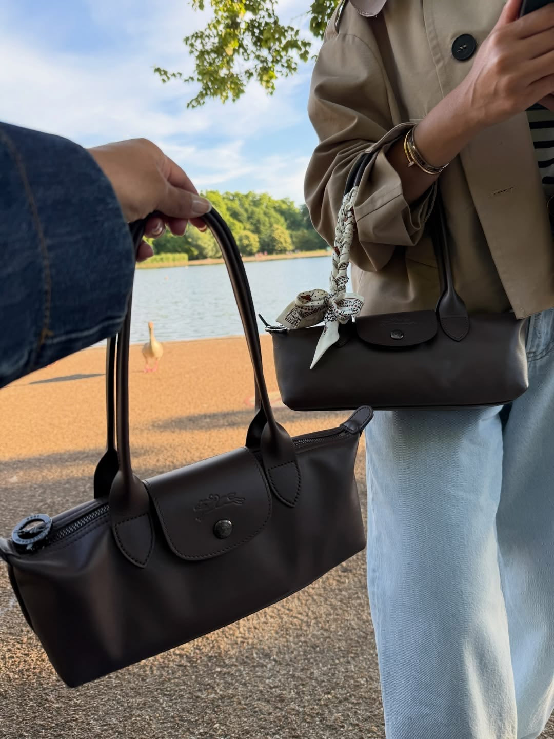Le Pliage shoulder bag black
