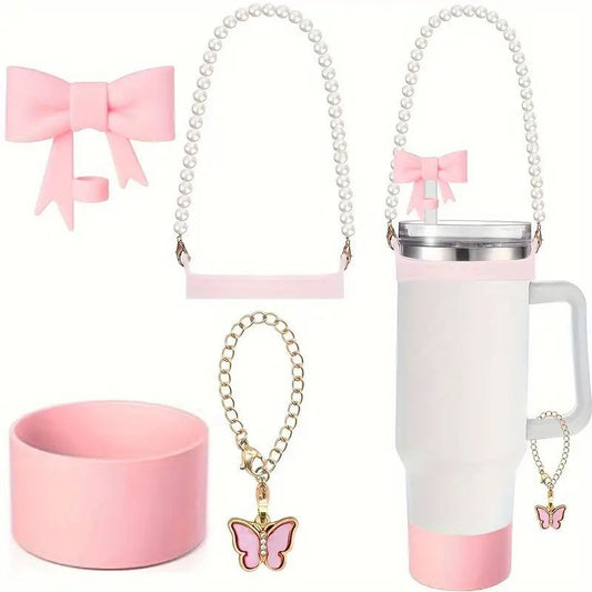 Tumbler accecorie set pink