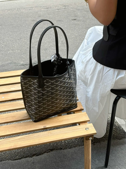 Goyard mini tote black