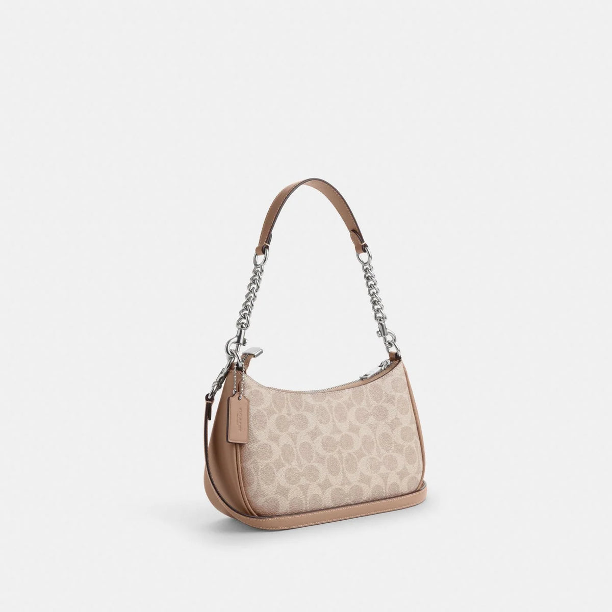 Teri Shoulder Bag beige canvas