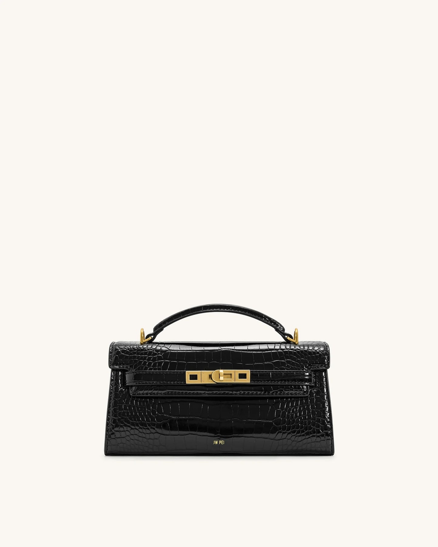 Jw Pei Noor Top Handle Bag - Black Croc