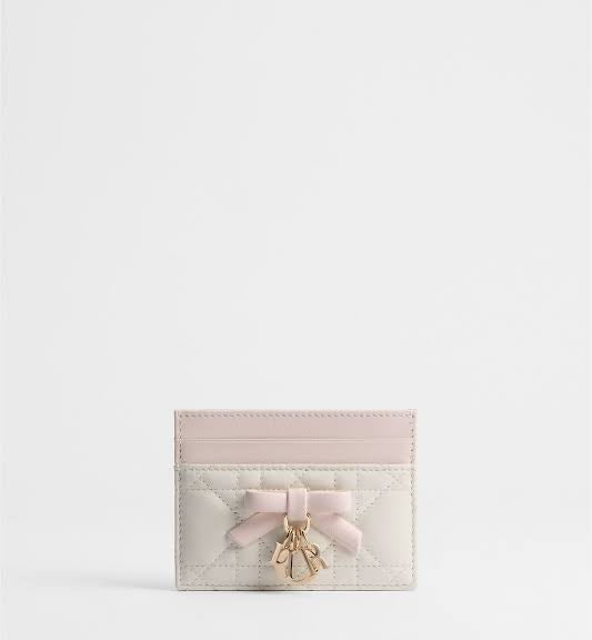 D Card holder white / pink