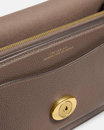 Coach Tabby Shoulder Bag 26  DARK STONE