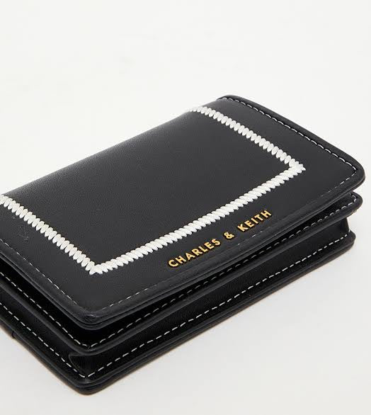 CHARLES & KEITH Astra Contrast Trim Wallet