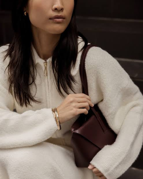 Zara Handbag Burgundy