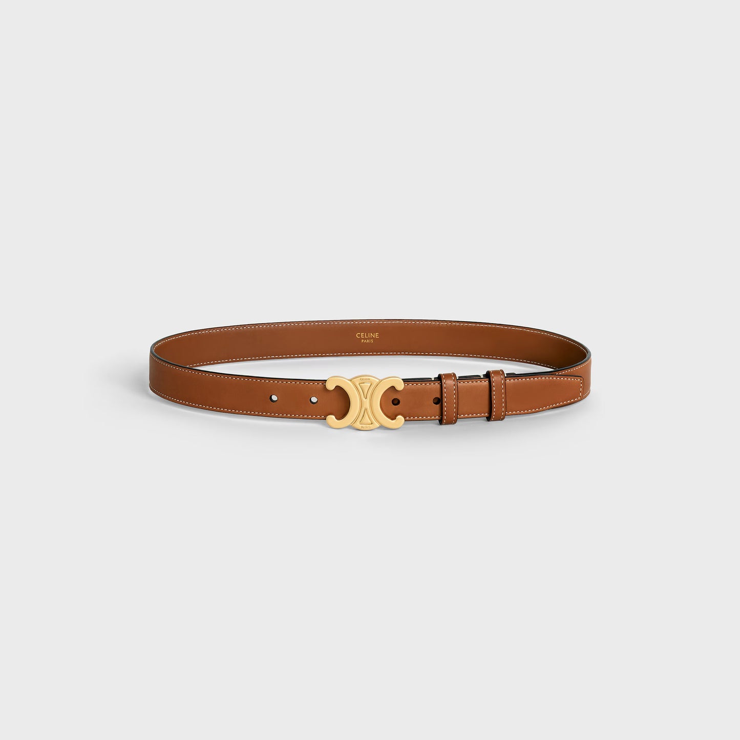 Celine belt tan