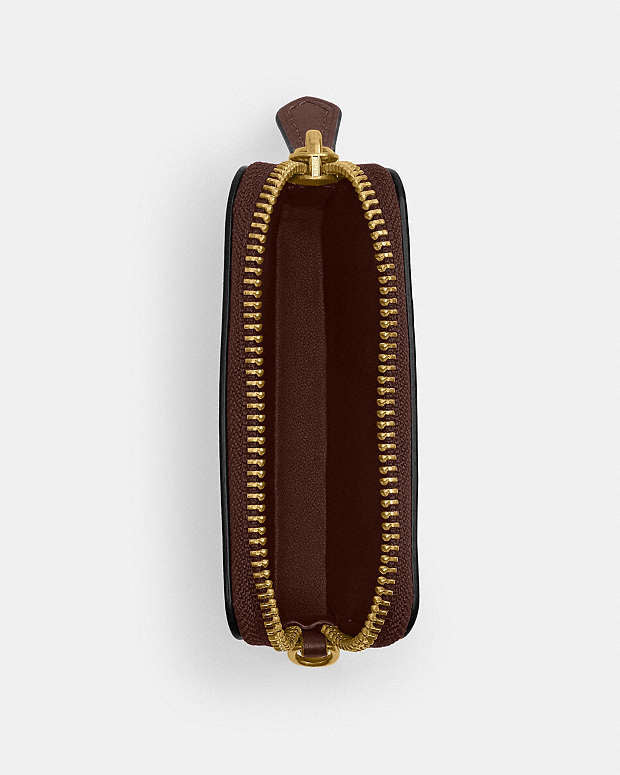 COACH® | Essential Chain Card Case Maple