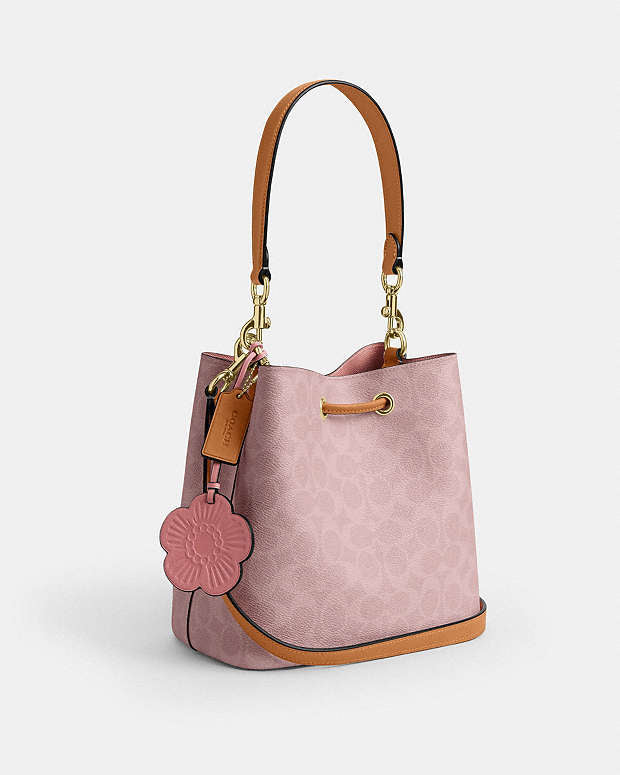 Rowan Bucket Bag In Signature Canvas