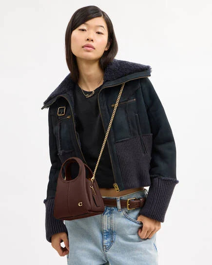 Coach Lana Shoulder Bag 19 Maple