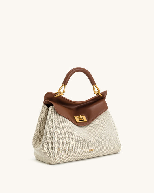 Lucia Classic Top Handbag - canvas
