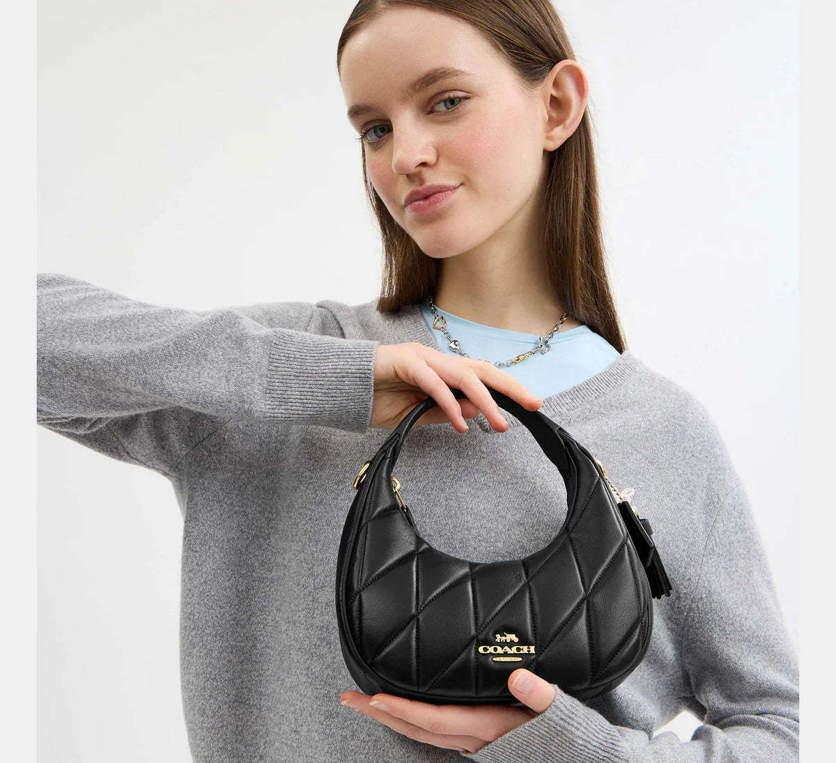 Coach Carmen Quilting Mini Crossbody