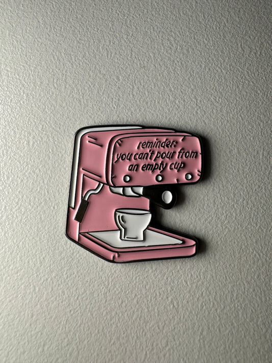 Coffee machine phone charm