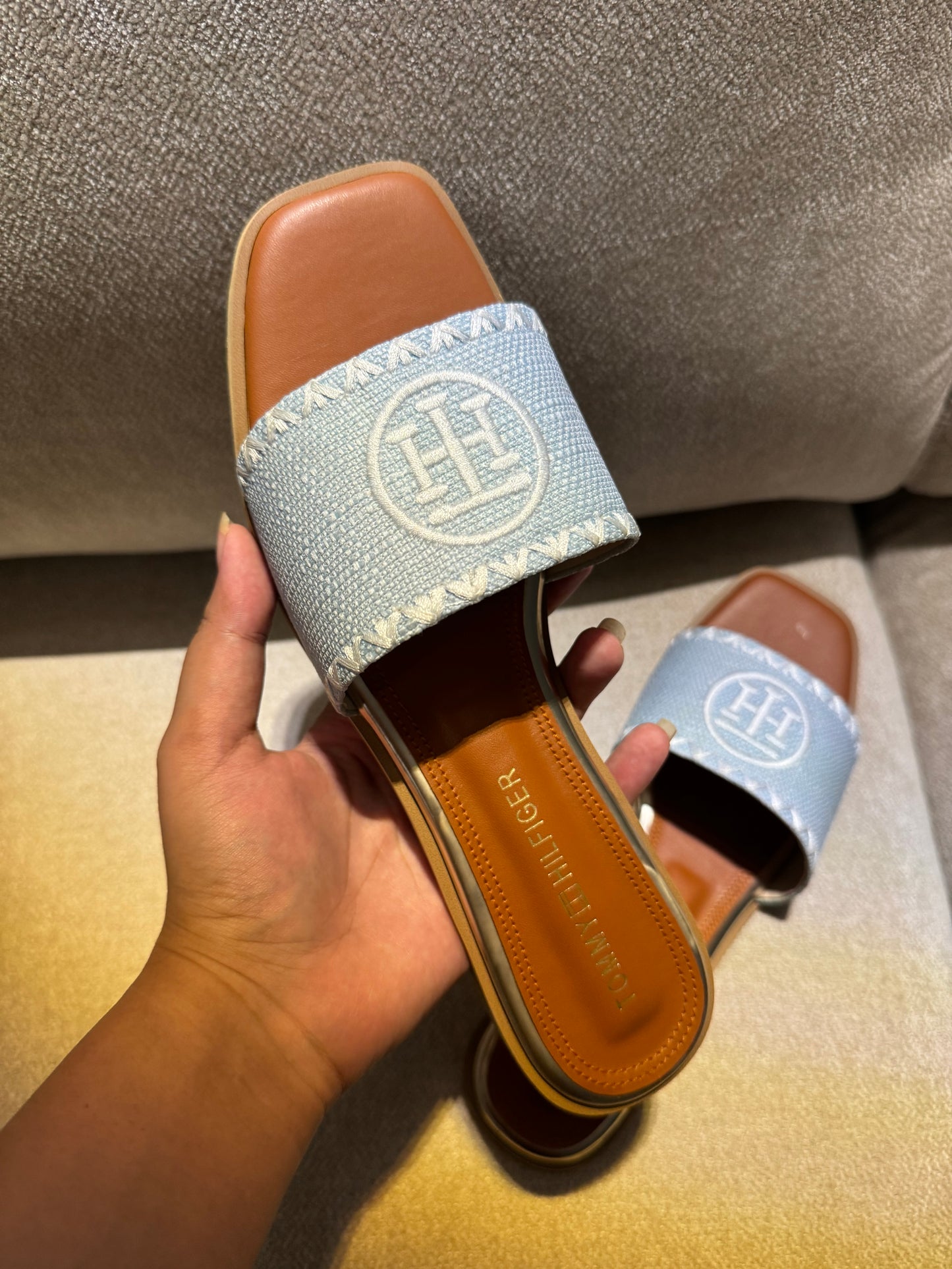 Tommy Hilfiger slides blue