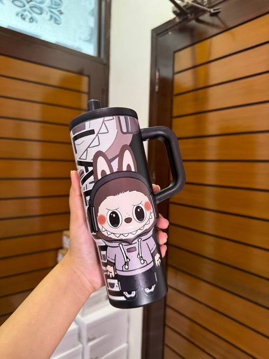 Labubu tumbler black