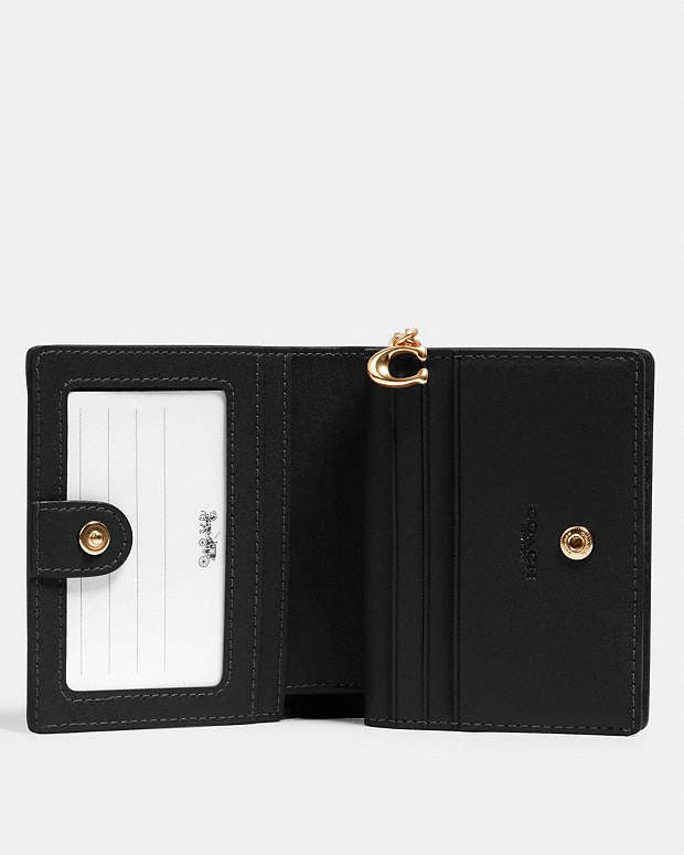 Coach snap wallet Black
