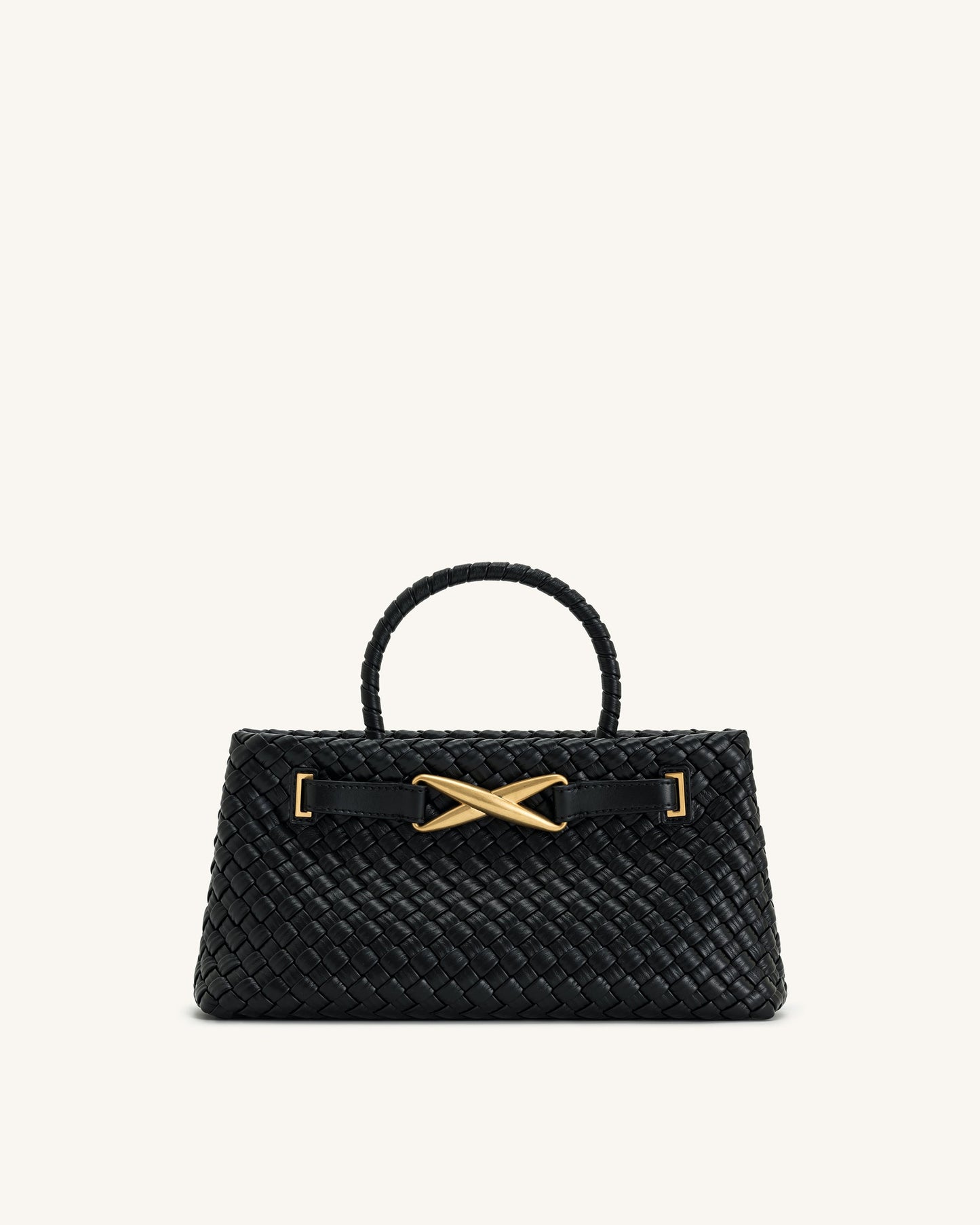 Elora Woven Bag - Black