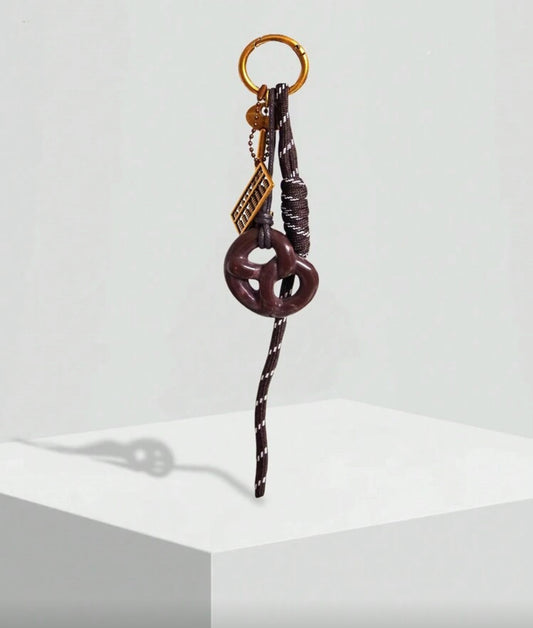Pretzel 🥨 bag charm