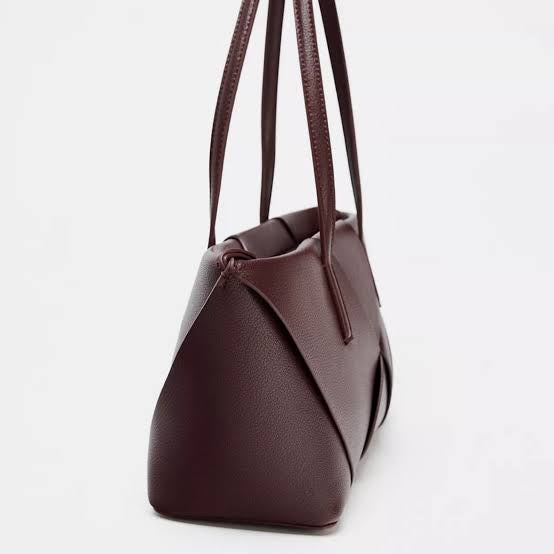Zara Shoulder bag burgundy