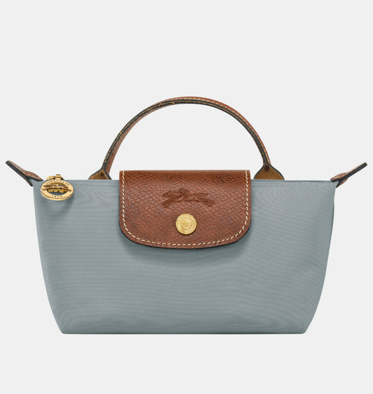 LE PLIAGE  POUCH WITH HANDLE
Steel - Recycled Canvas