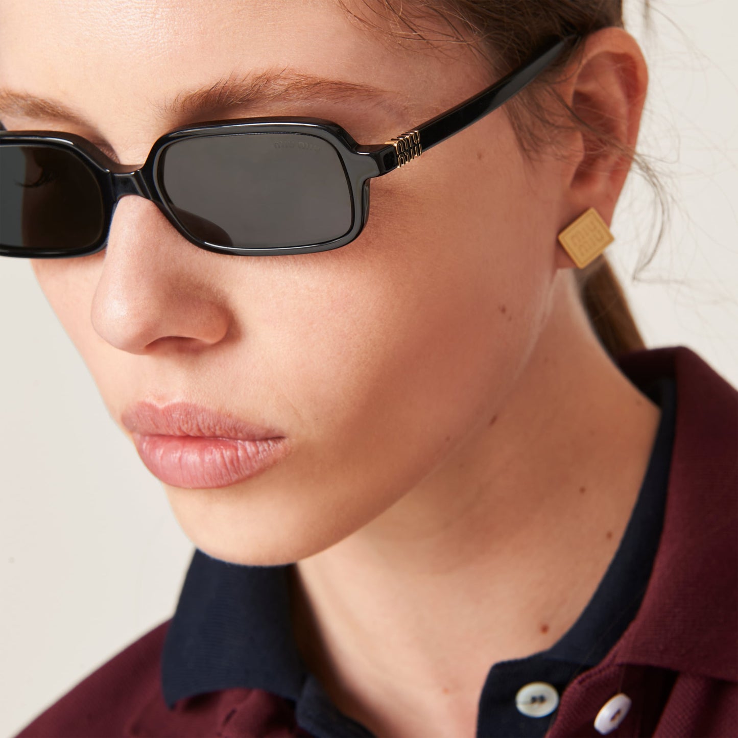 Miu Miu Square sunglasses black