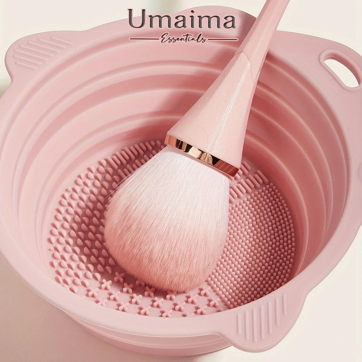 Foldable Makeup brush cleaning bowl