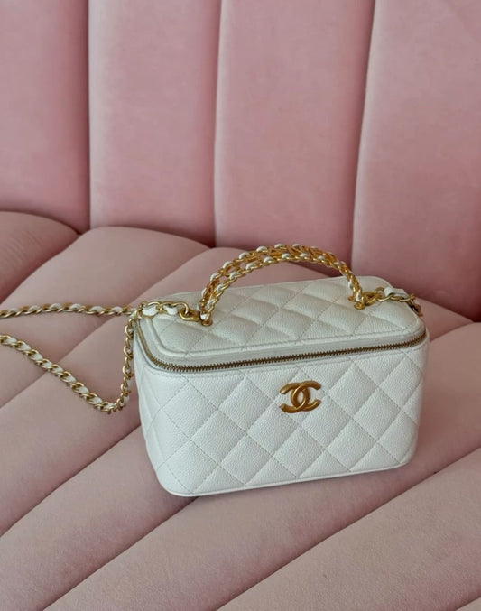 Chanel vanity white