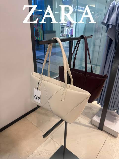 Zara Shoulder bag ivory