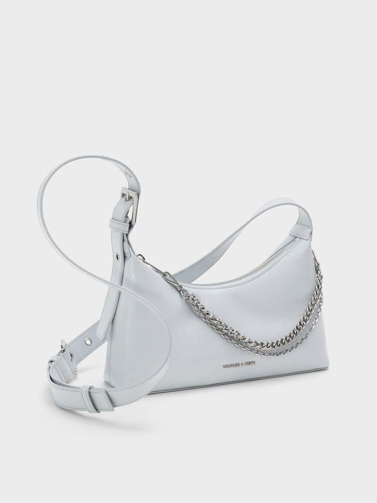Atwood Chain Shoulder Bag - blue