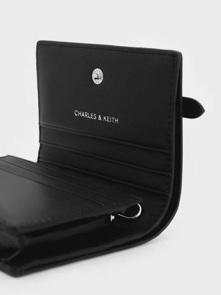Sloane Chain-Handle Wallet - Noir