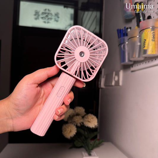 Handheld mist fan 🌸