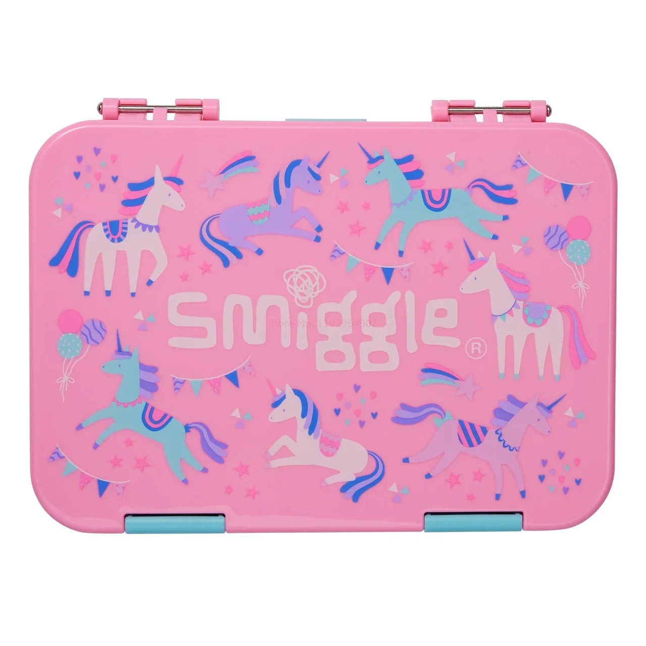 Smiggle Lunch Box Bento Med Happy Adventurous