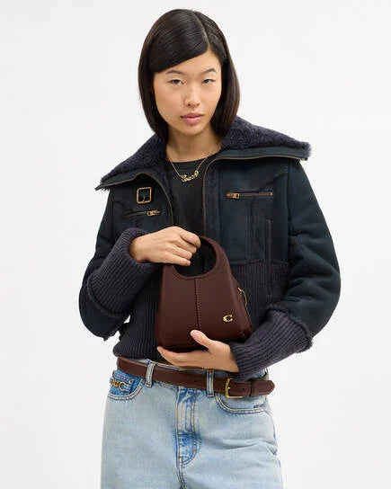 Coach Lana Shoulder Bag 19 Maple