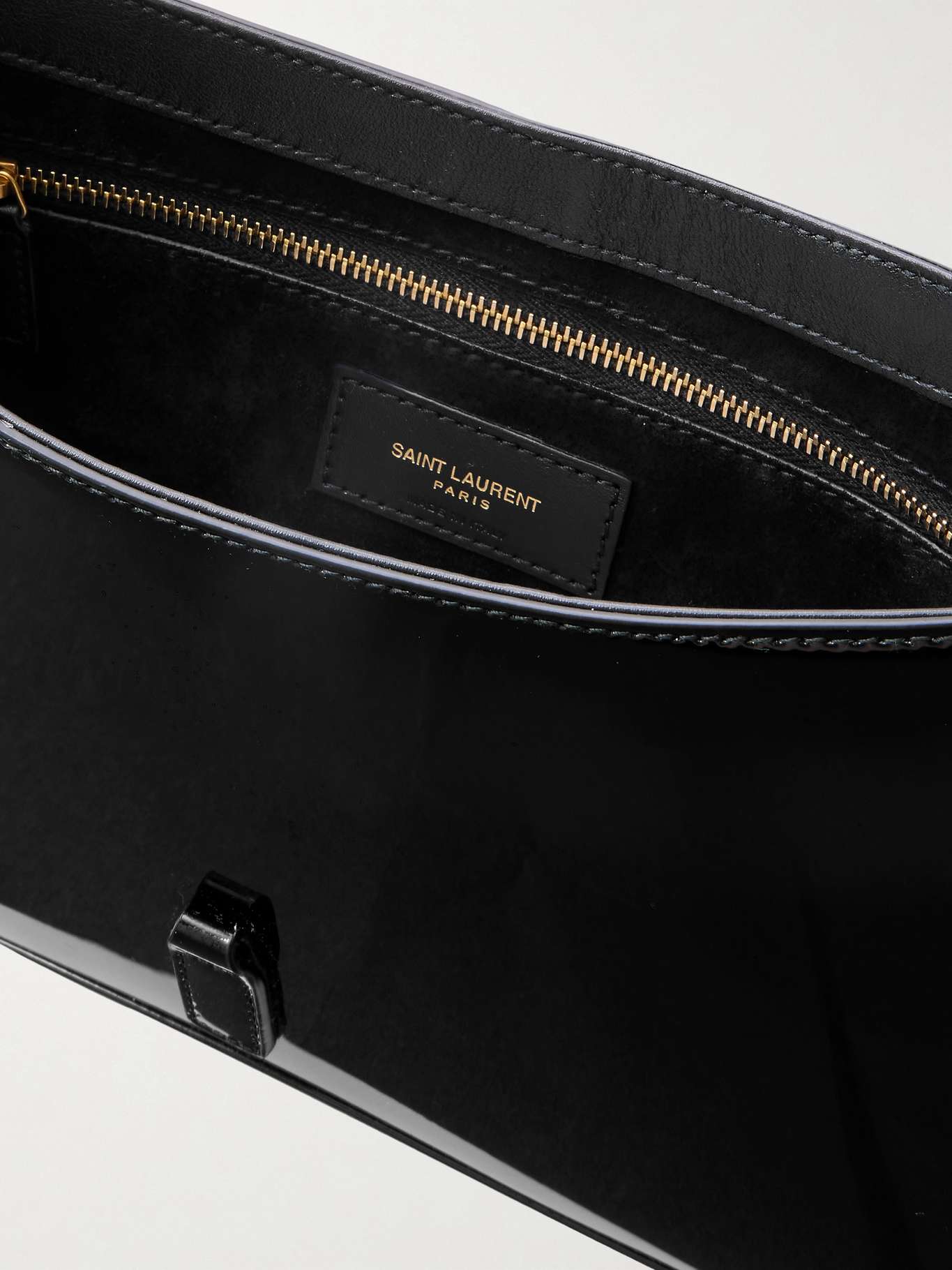SAINT LAURENT
Mini Le 5 à 7 Hobo Shoulder Bag in gloss leather
