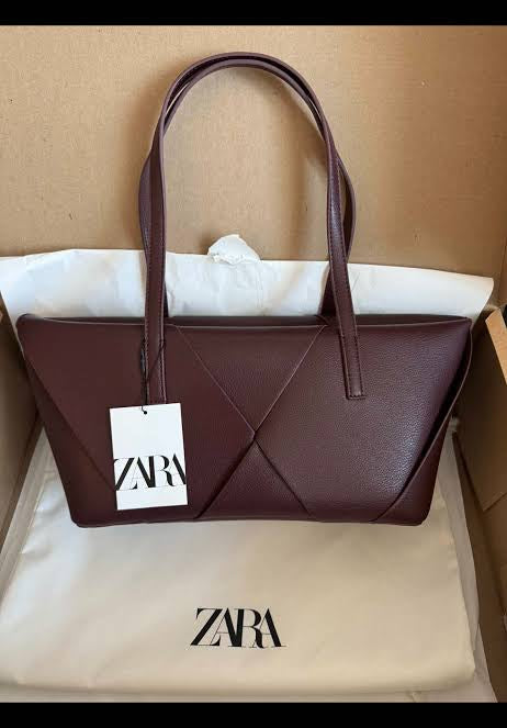 Zara Shoulder bag burgundy