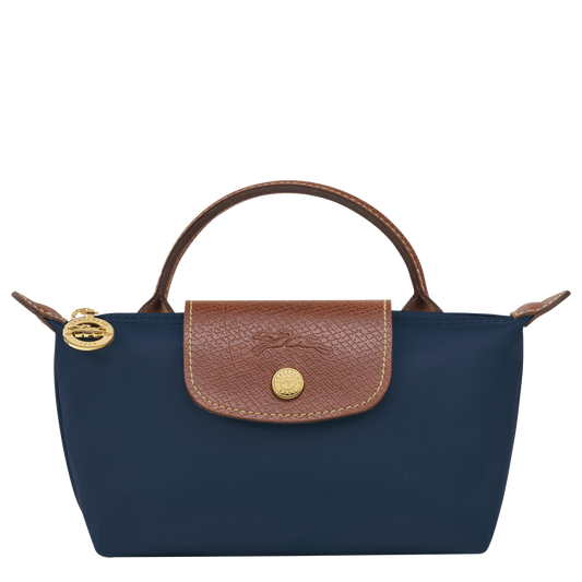 LE PLIAGE  POUCH WITH HANDLE
Navy - Canvas