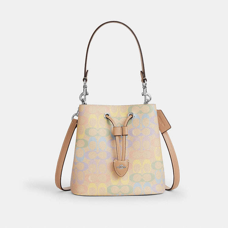 Coach Rowan Bucket Bag
In Rainbow Signature Canvas