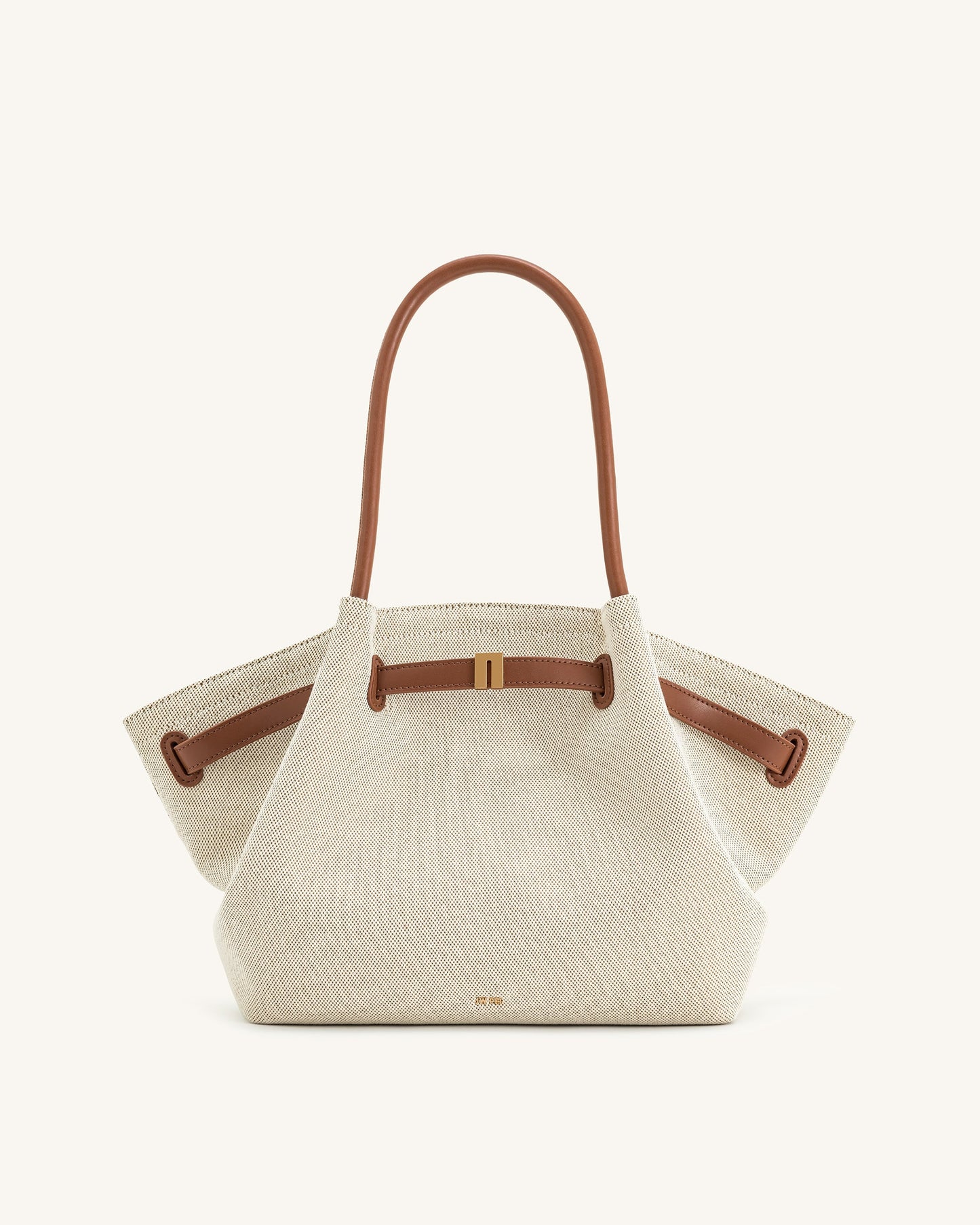 JW PEI Hana Medium Tote Bag - Brown Canvas