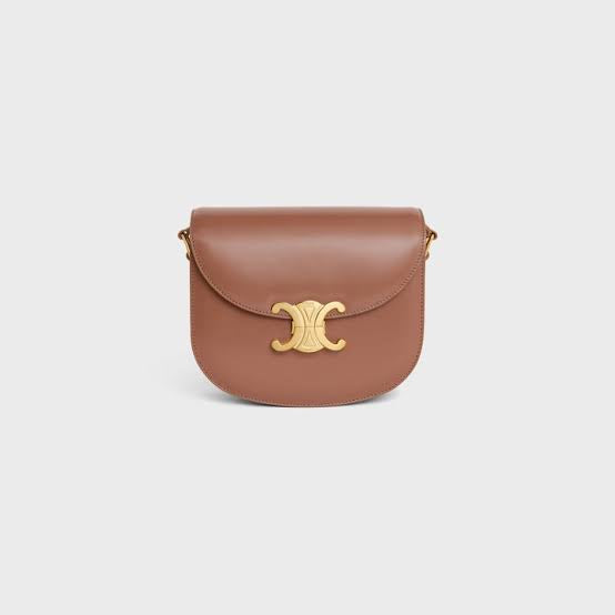 Celine Teen Besace Triomphe In  Brown