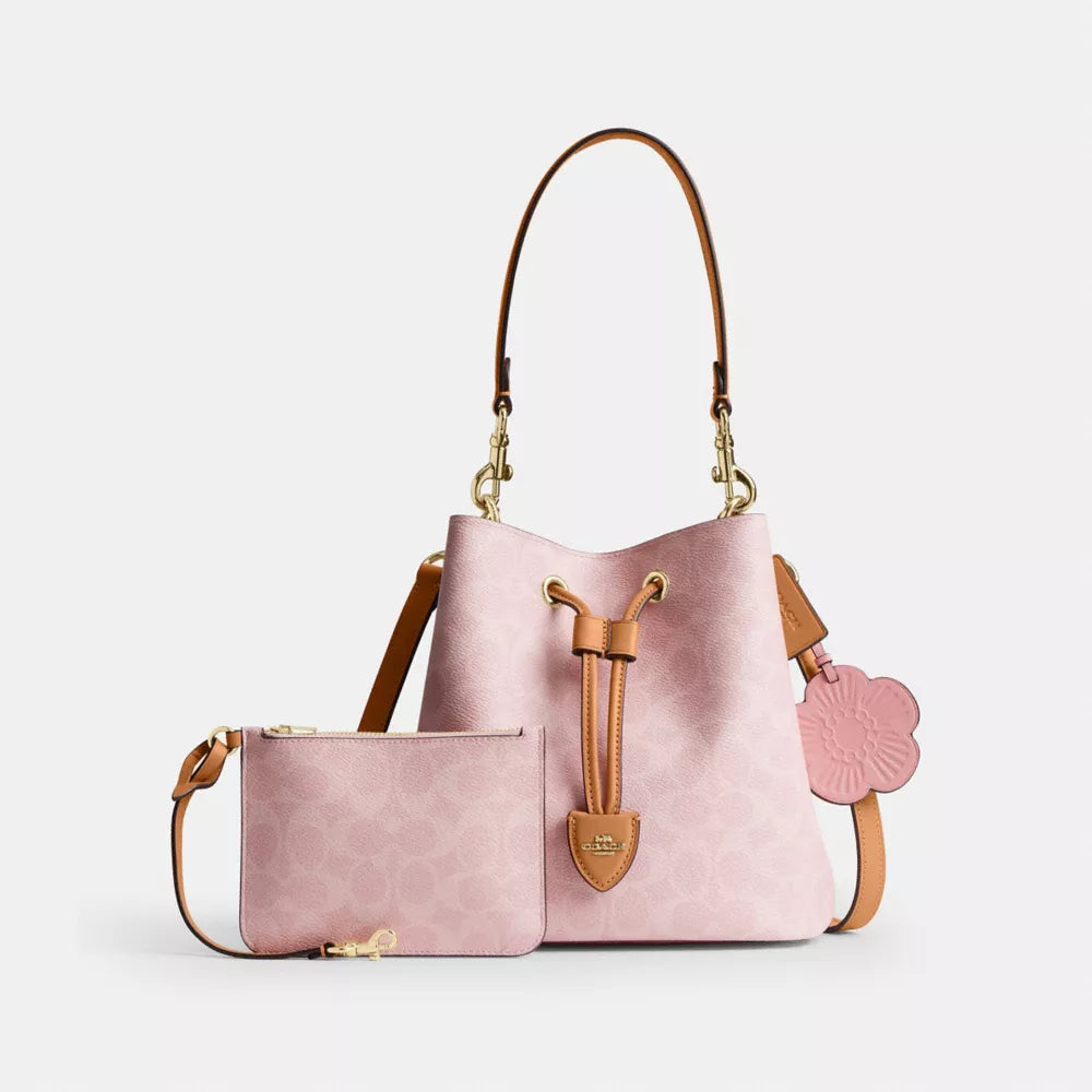 Rowan Bucket Bag In Signature Canvas