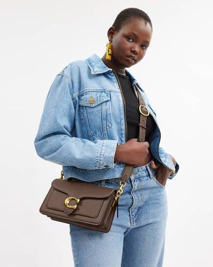 Coach Tabby Shoulder Bag 26  DARK STONE
