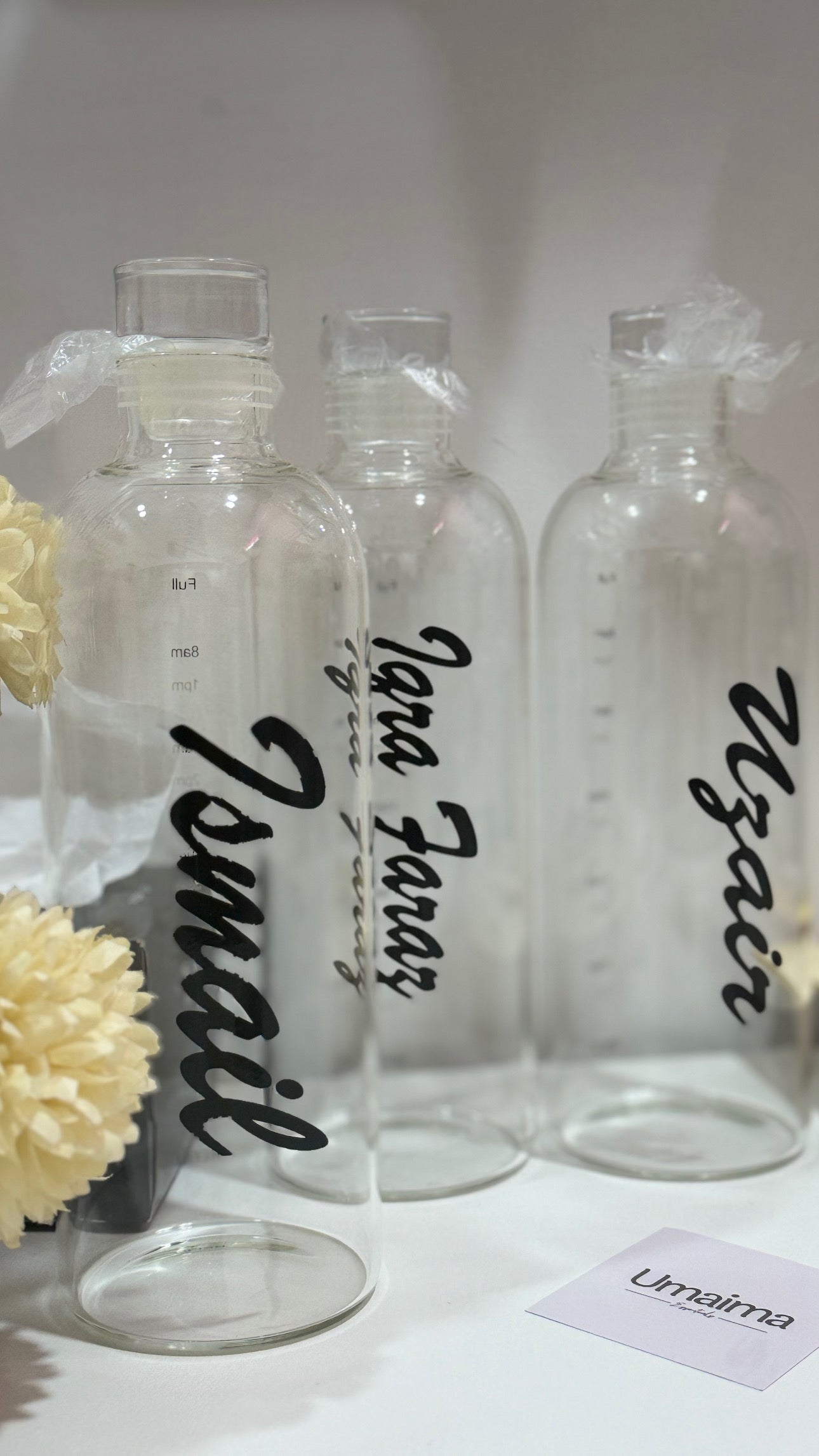 Personalized Glass bottles