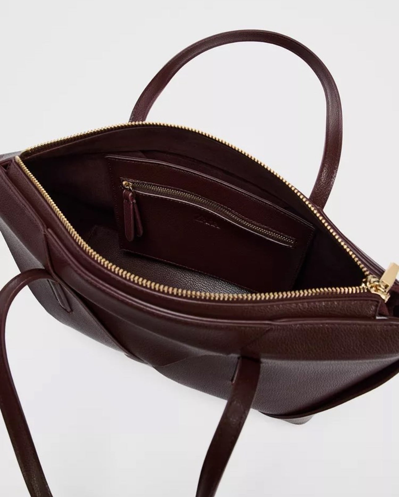 Zara Handbag Burgundy
