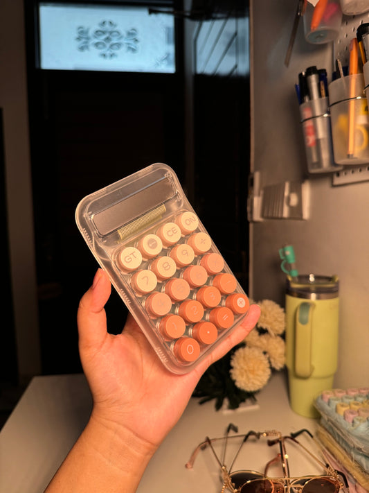 Transparent Korean calculator