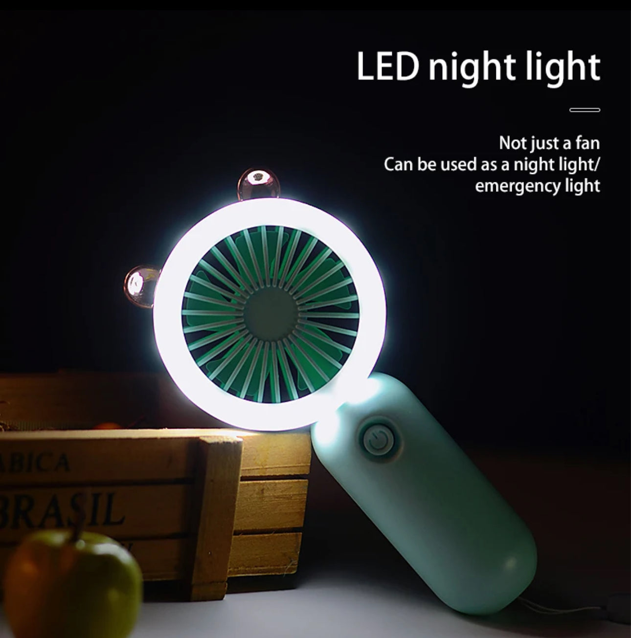 Portable LED fan 🪭