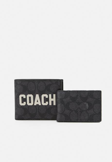 Men’s Wallet In Signature Canvas With Coach Graphic