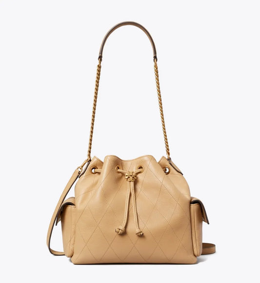 Tory Burch CHARLIE QUILTED DRAWSTRING SHOULDER BAG