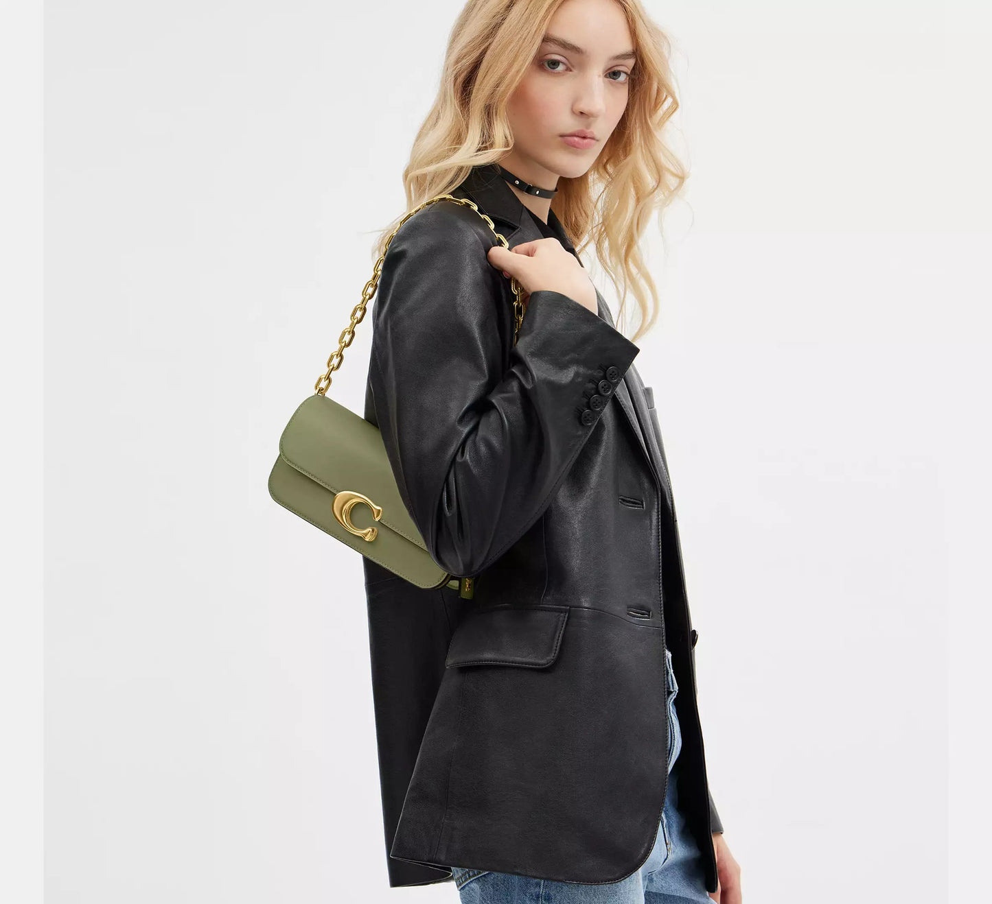 Coach Idol 23 olive green